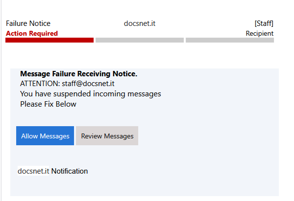 Tentativo di carpire le credenziali della mail