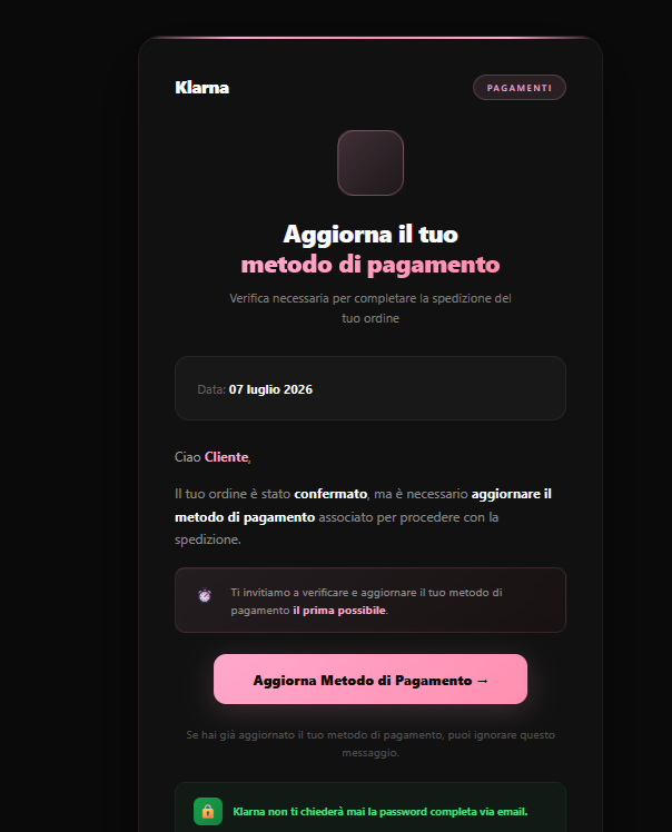Phishing Klarma