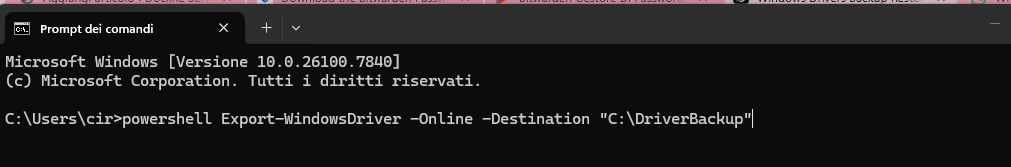 comendo powershell